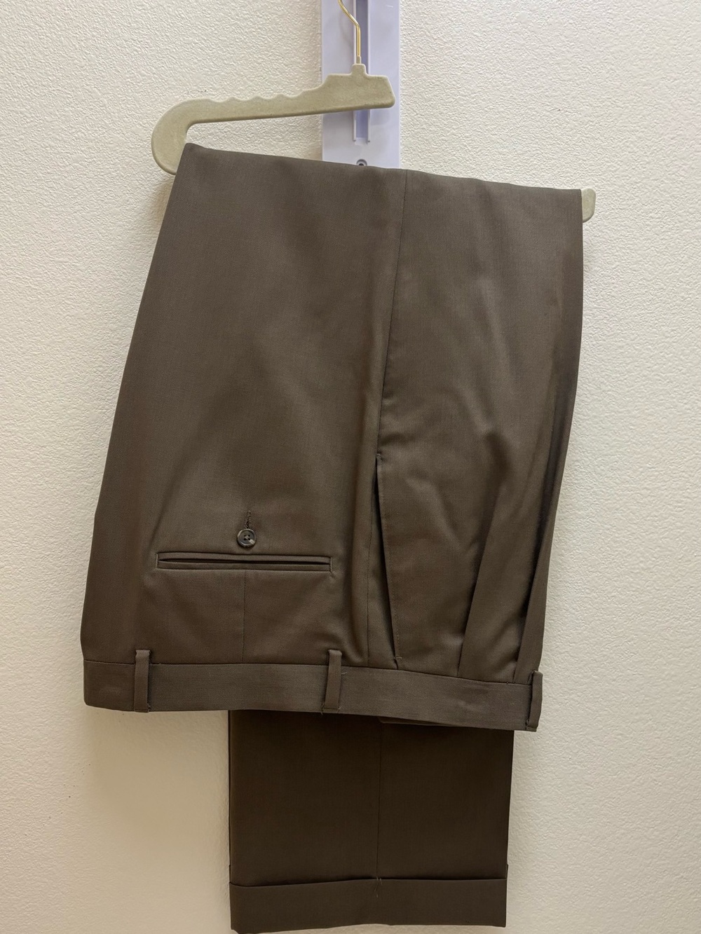 Chaps Brown Men's Dress Trousers